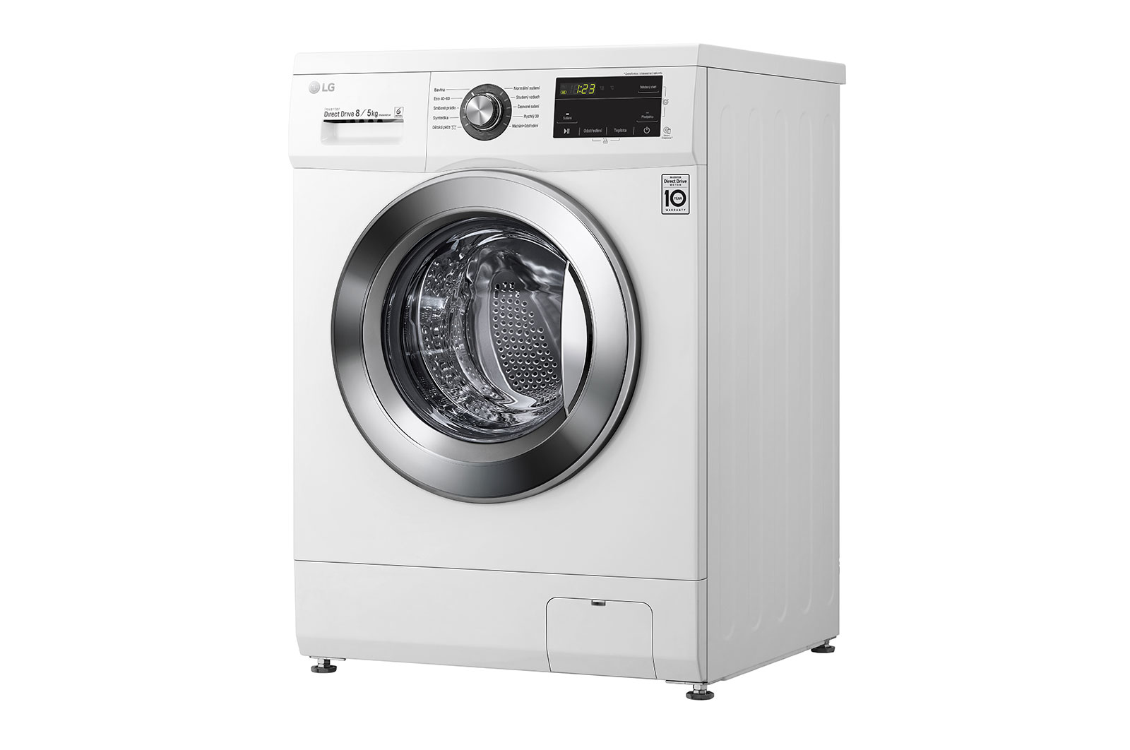 LG F48J3TM5W washer dryer Freestanding Front-load White – image 9