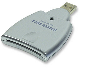 Manhattan 701457 card reader USB 1.1 Silver – image 1