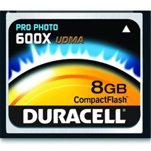 Duracell 8GB CF Pro, 600x
