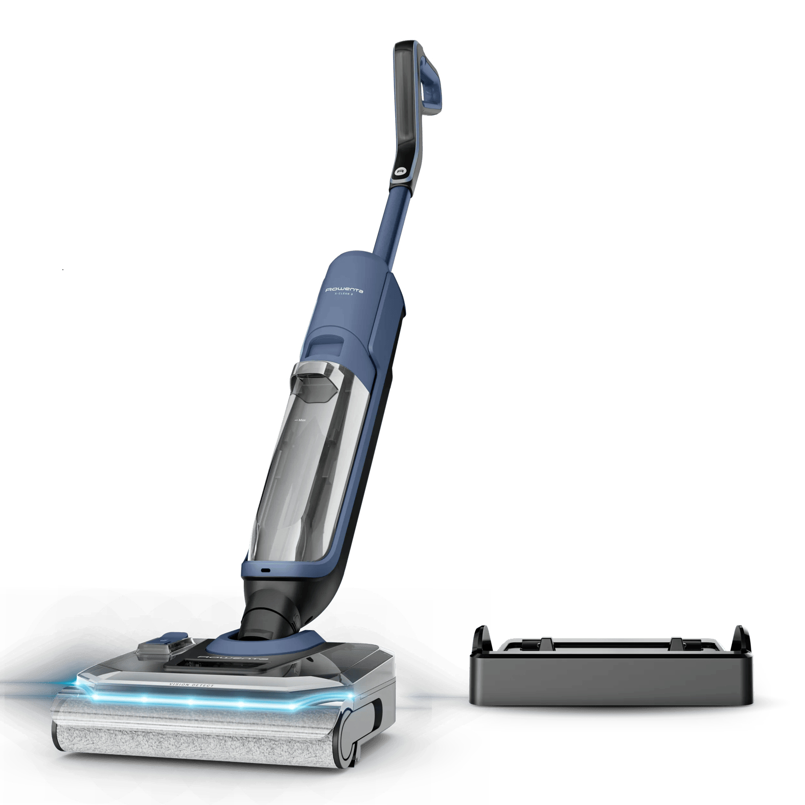 Rowenta GZ4011E0 stick vacuum/electric broom 2-in-1 stick vacuum Battery Dry&wet Bagless Black, Blue – image 1