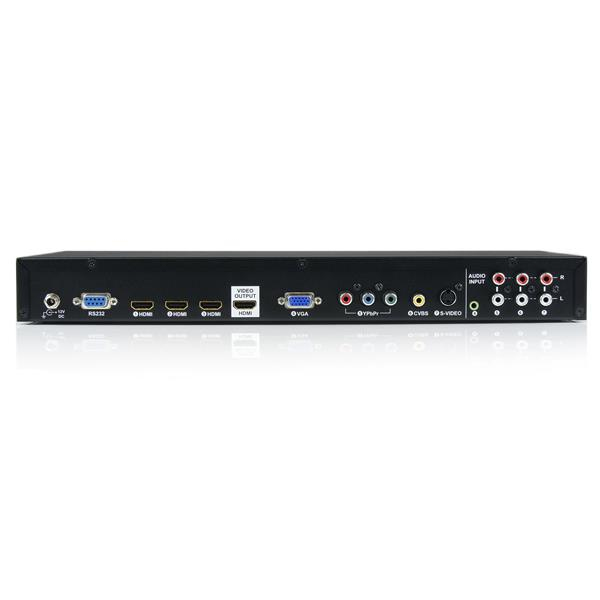 StarTech.com Multiple Video Input with Audio to HDMI Scaler Switcher - HDMI / VGA / Component – image 3