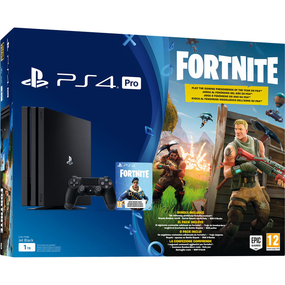Sony Interactive Entertainment PS4 Pro 1TB + Fortnite