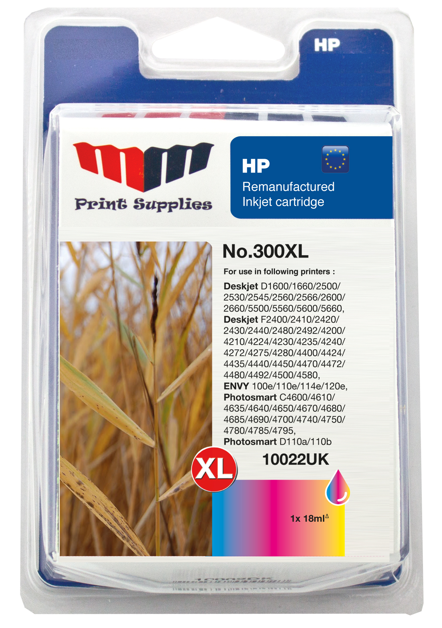 MM 10022UK ink cartridge Standard Yield Cyan, Magenta, Yellow