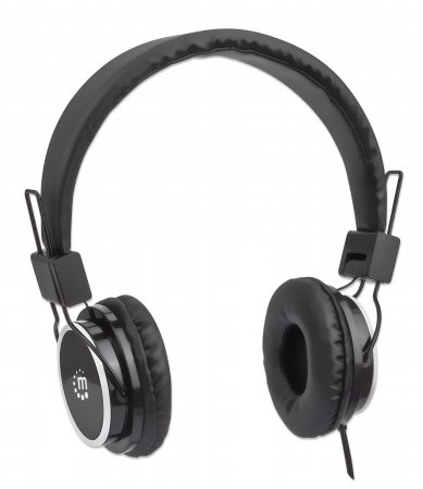 Manhattan Stereo On-Ear Headphones, Lightweight, Adjustable Headband, Cushioned Earpads – image 2
