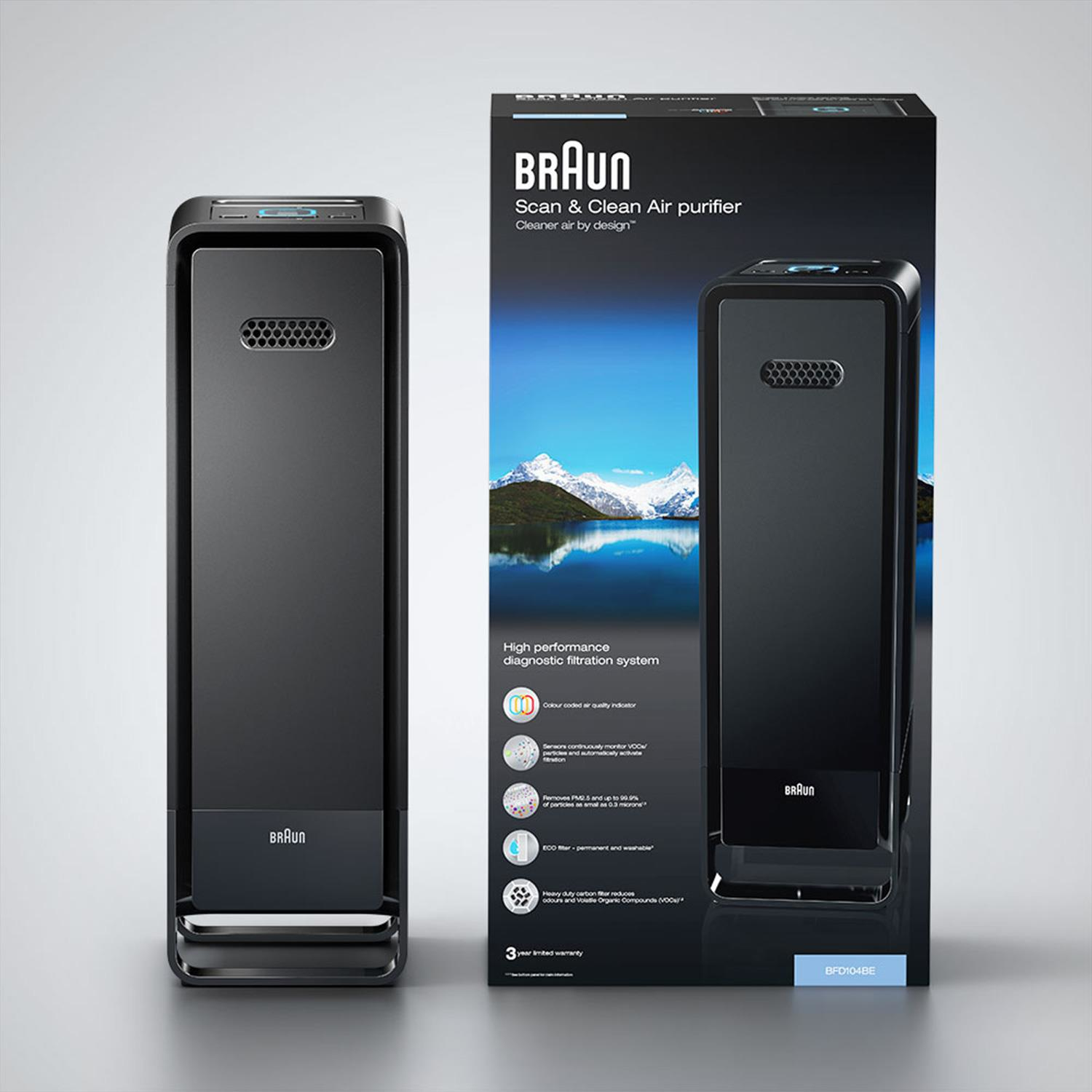 Braun BFD104BE2 air purifier 129 m² – image 2