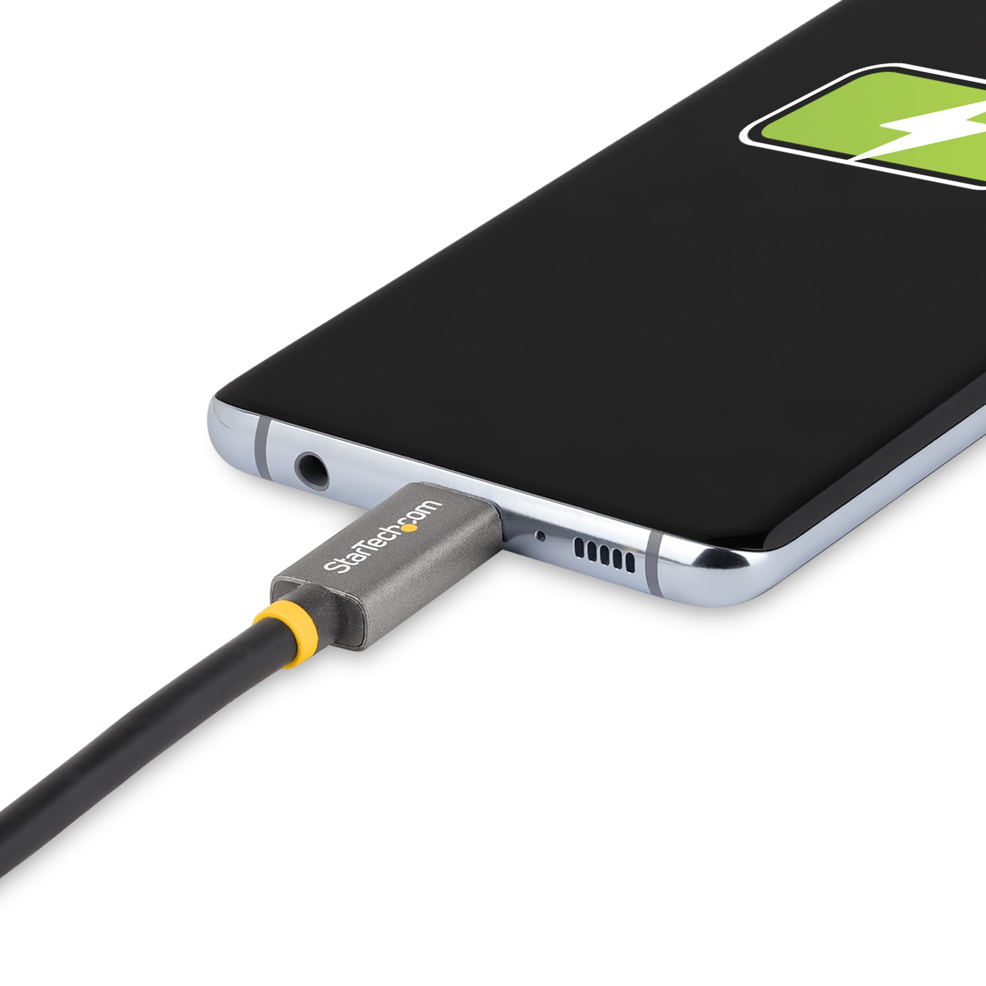 صورة StarTech.com 1م كابل USB4 USB-C، 40 جيجابت في الثانية، 100 واط PD
