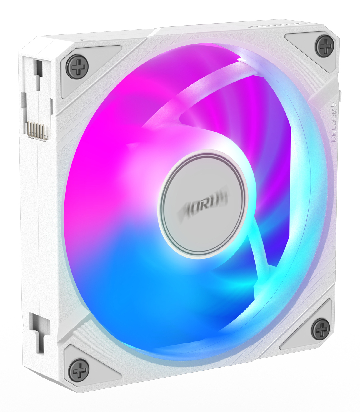 Ventilador Gigabyte AORUS EZ CHAIN FAN 120 ICE - 120mm - 2000RPM - Blanco - RGB - GP-ECFAN1201 ICE Ventilador Gigabyte AORUS EZ CHAIN FAN 120 ICE - 120mm - 2000RPM - Blanco - RGB - GP-ECFAN1201 ICE