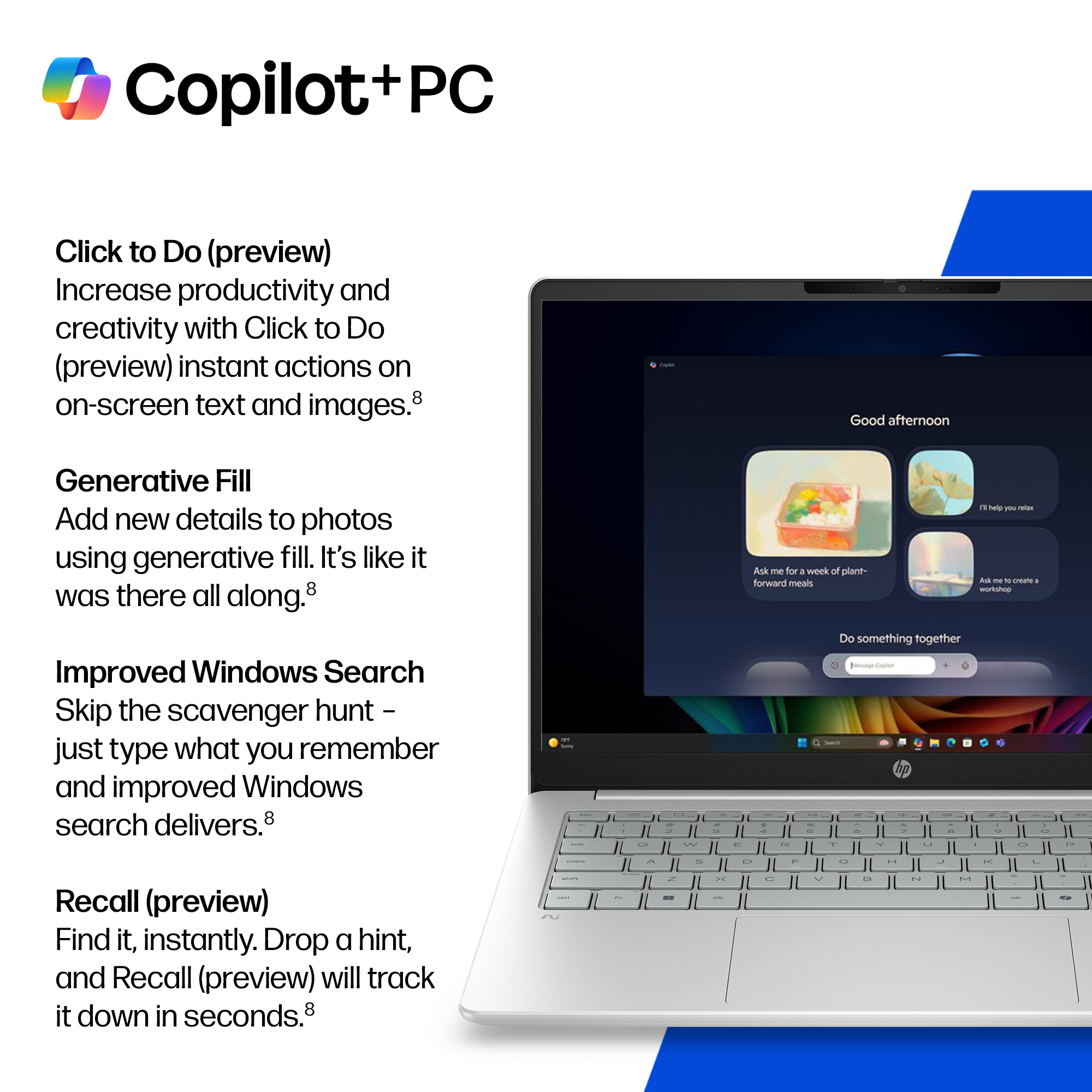 HP DP2N6EA laptop Copilot+ PC AMD Ryzen™ AI 7 445 – image 6
