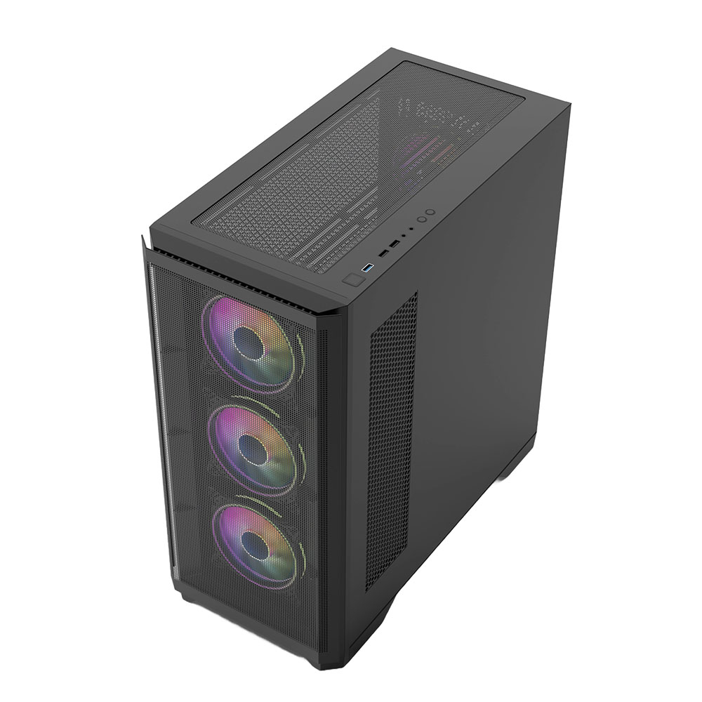 VIDA AQUILON-BLK computer case Black – image 3
