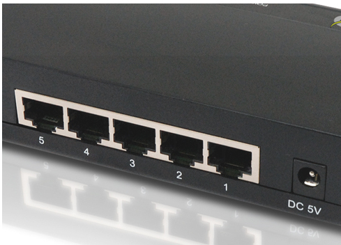 Conceptronic 5 port Gigabit switch – image 5