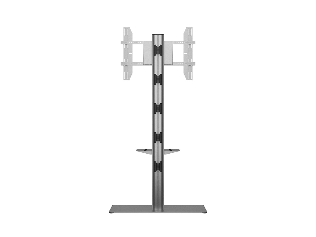 Multibrackets M Display Stand 180 Single Silver w Floorbase/Shelf – image 4