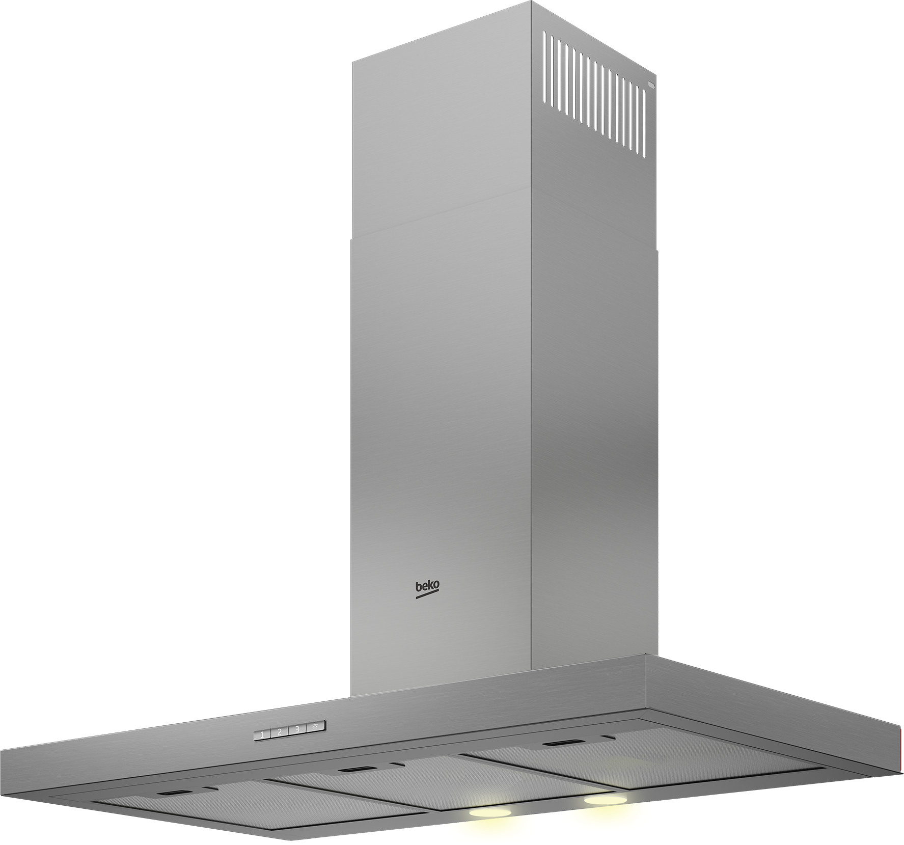 Beko BHCB91632X cooker hood Wall-mounted Stainless steel 598 m³/h – image 2
