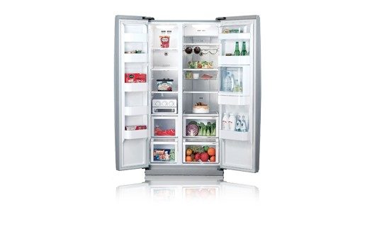 Samsung RS20BRPS side-by-side refrigerator Freestanding Silver – image 2