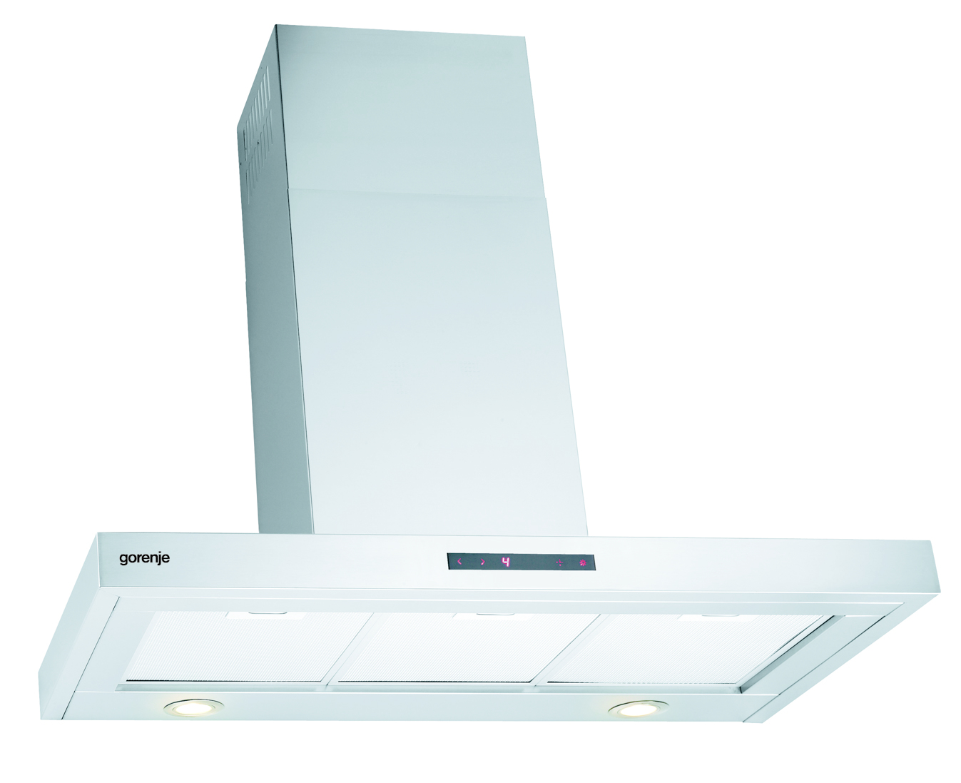 Gorenje DT9545E cooker hood Wall-mounted Stainless steel 697 m³/h