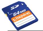 Kingston Technology Geheugen 64MB Secure Digital