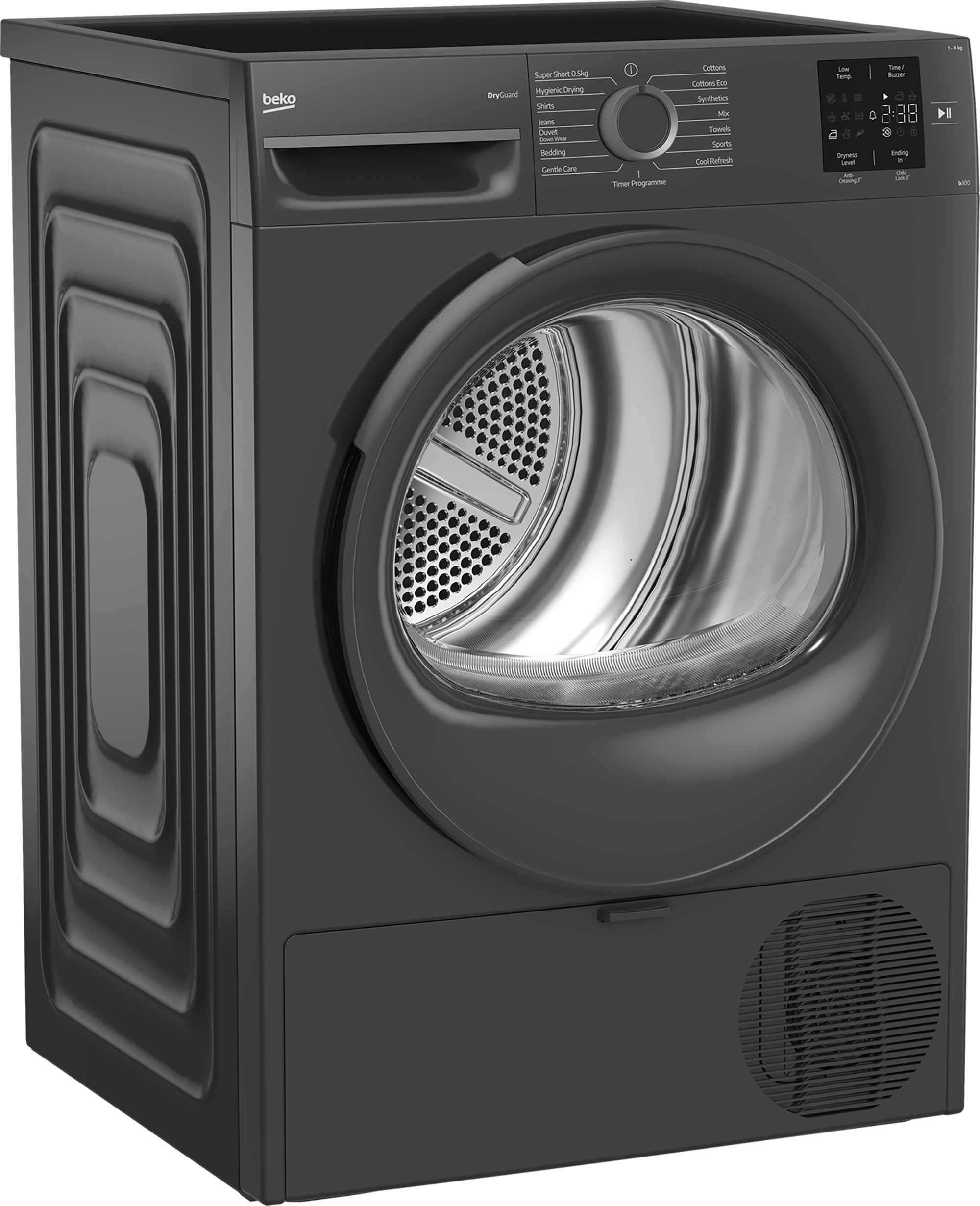 Beko BM3T3824NA 8kg Heat Pump Tumble Dryer with Sensor Programmes – image 2