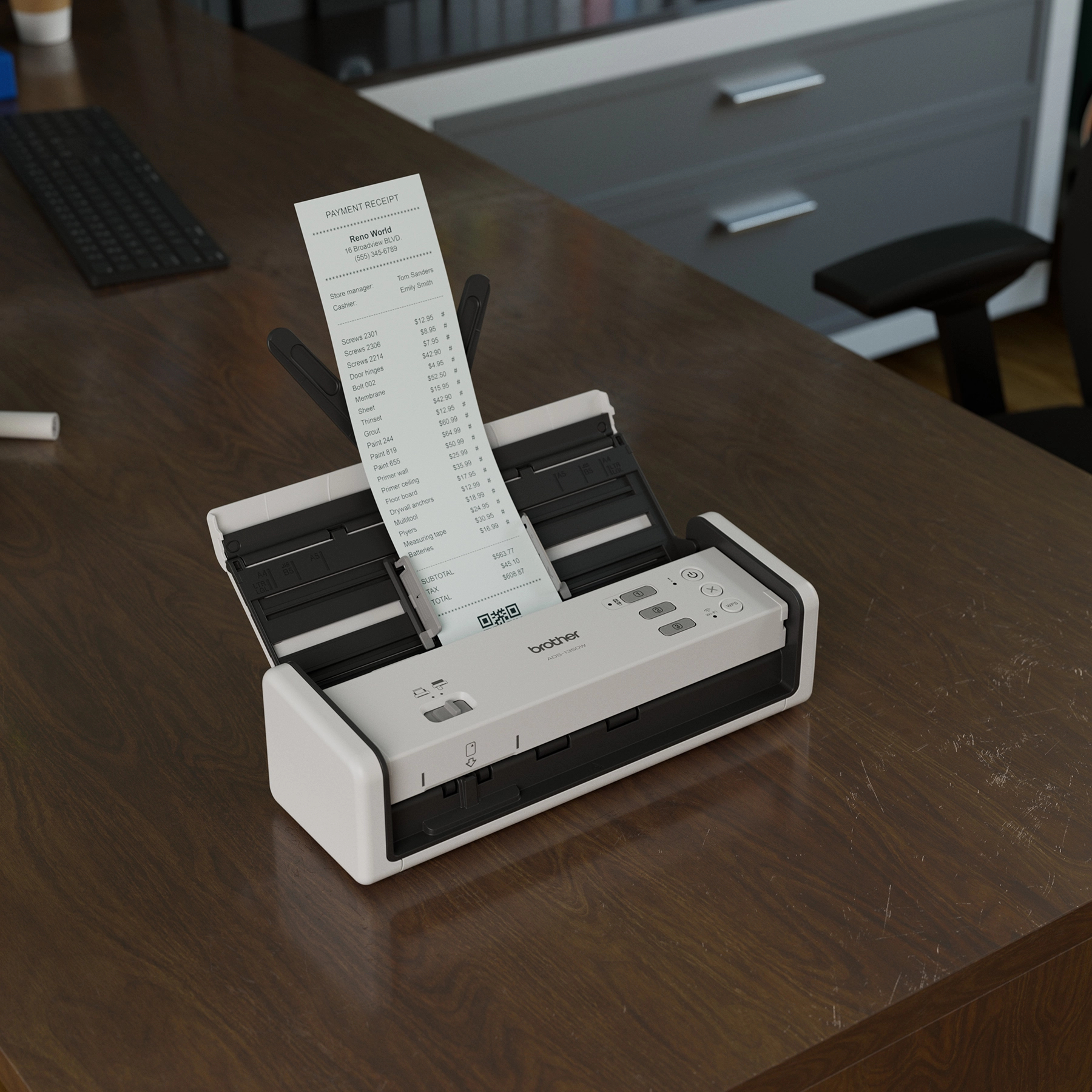 Brother ADS-1350W Sheet-fed scanner – image 3