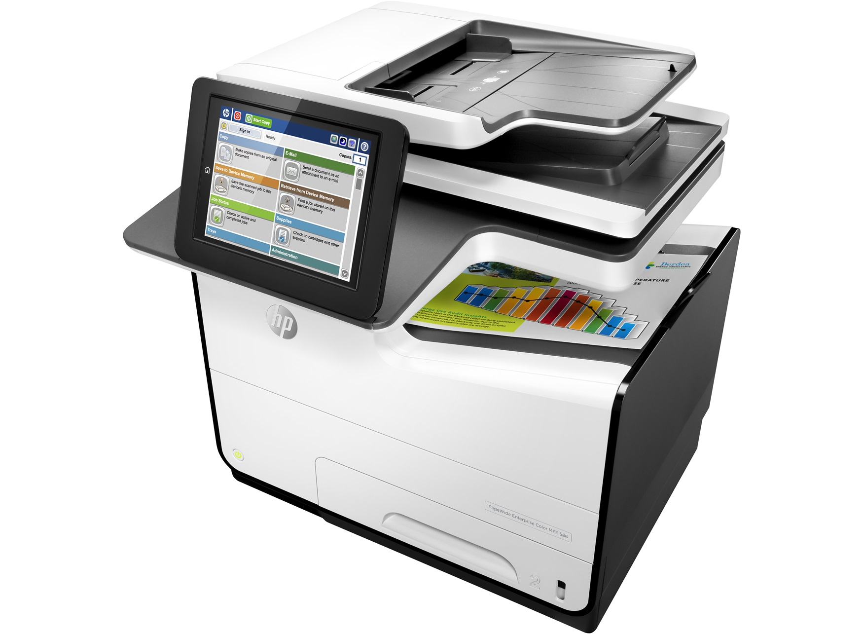HP Enterprise Color MFP 586dn – image 2