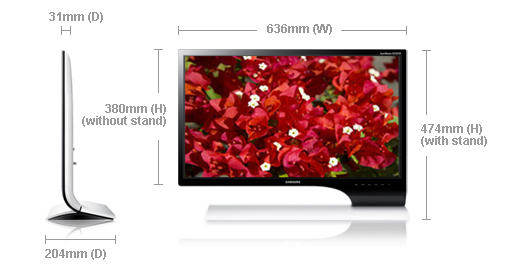 Samsung S27B750V computer monitor – image 2