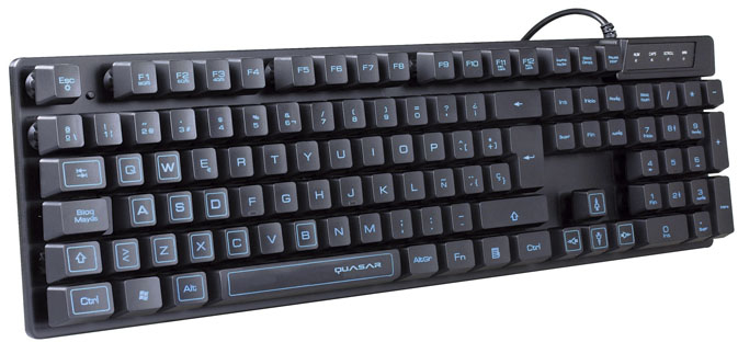 CoolBox Selene keyboard Gaming USB Black – image 1