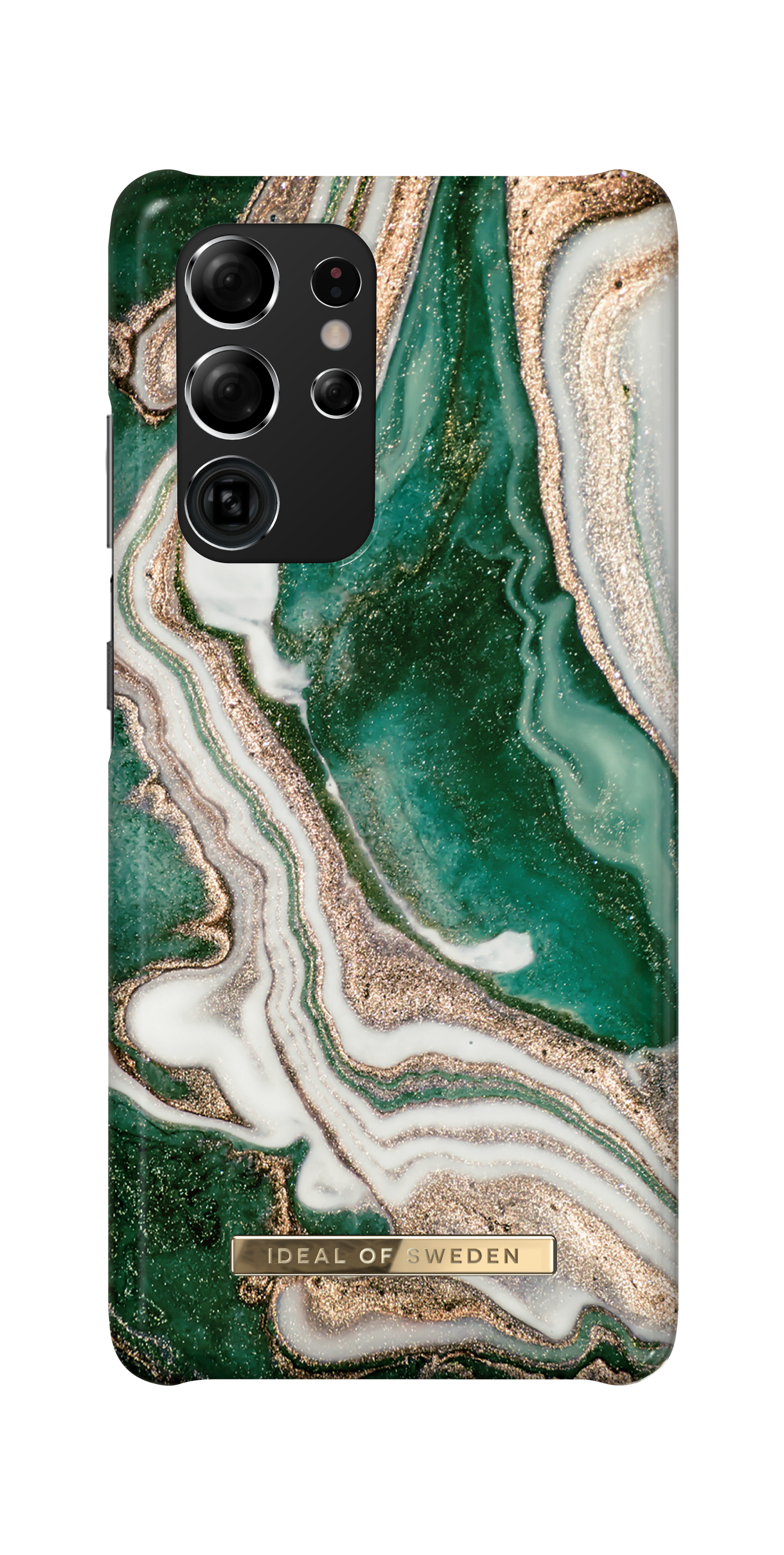 iDeal of Sweden Printed Case Galaxy S21 Ultra Golden Jade Marble – image 3