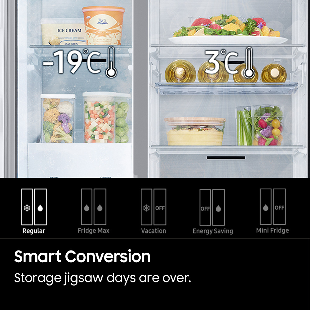 Samsung RS67A8810B1/EU side-by-side refrigerator Freestanding – image 7