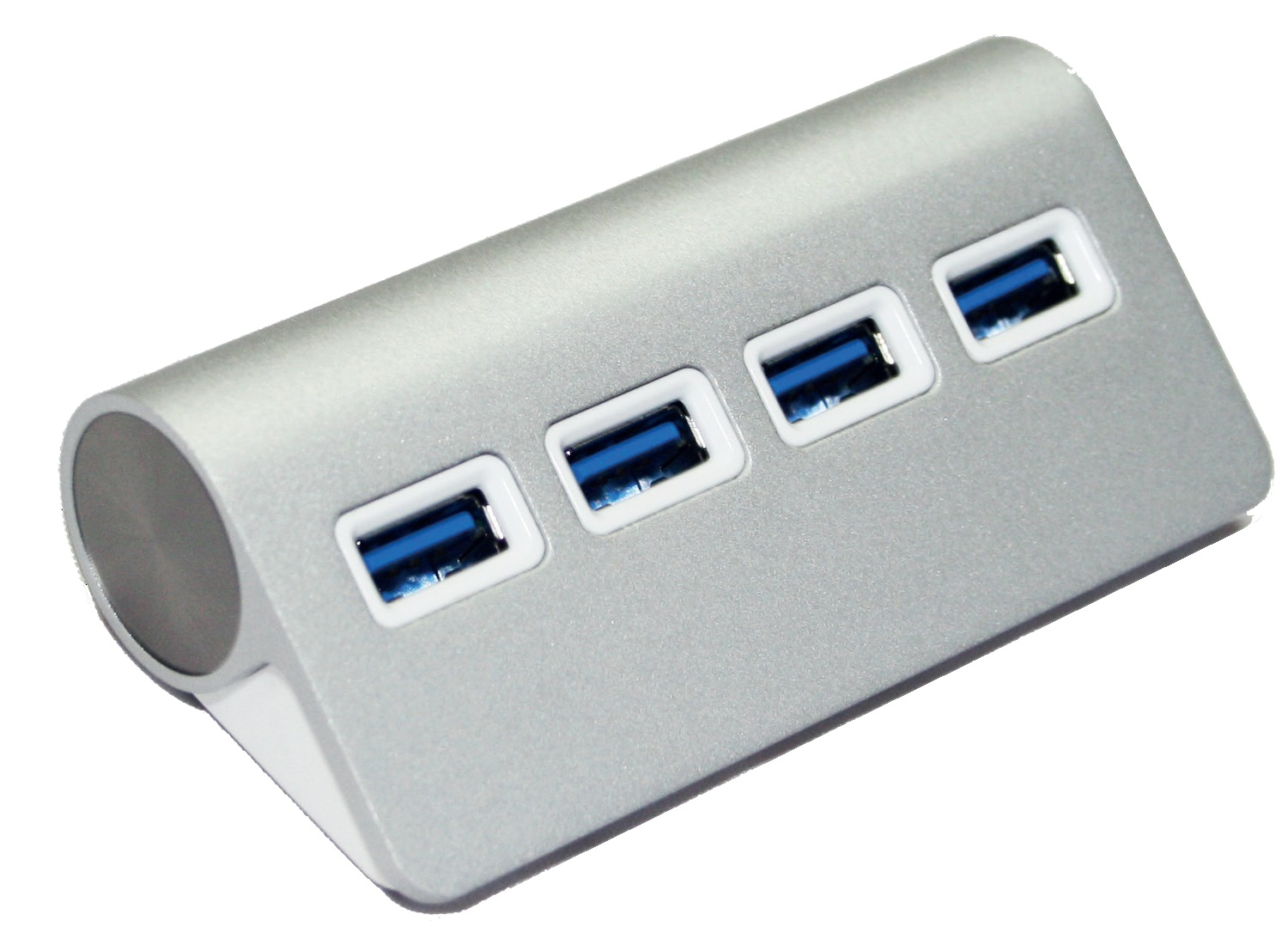CoolBox COO-HU4ALU3 interface hub USB 3.2 Gen 1 (3.1 Gen 1) Type-A 5000 Mbit/s Silver – image 2