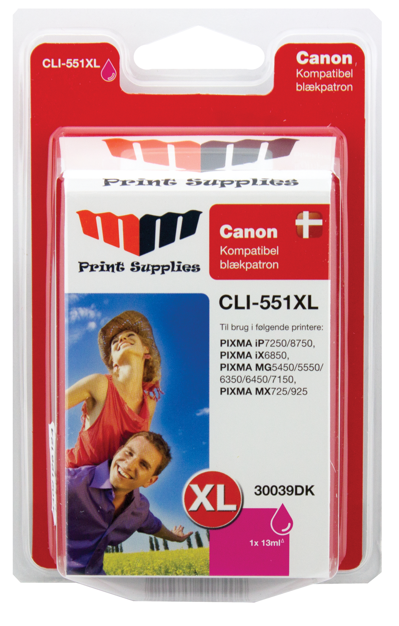 MM Magenta Inkjet Cartridge - Replaces Canon CLI-551MXL
