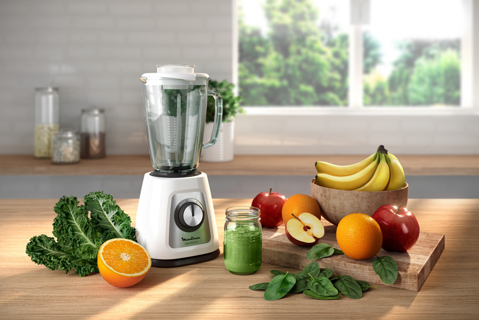 Moulinex LM433 1.75 L Tabletop blender 800 W White – image 5