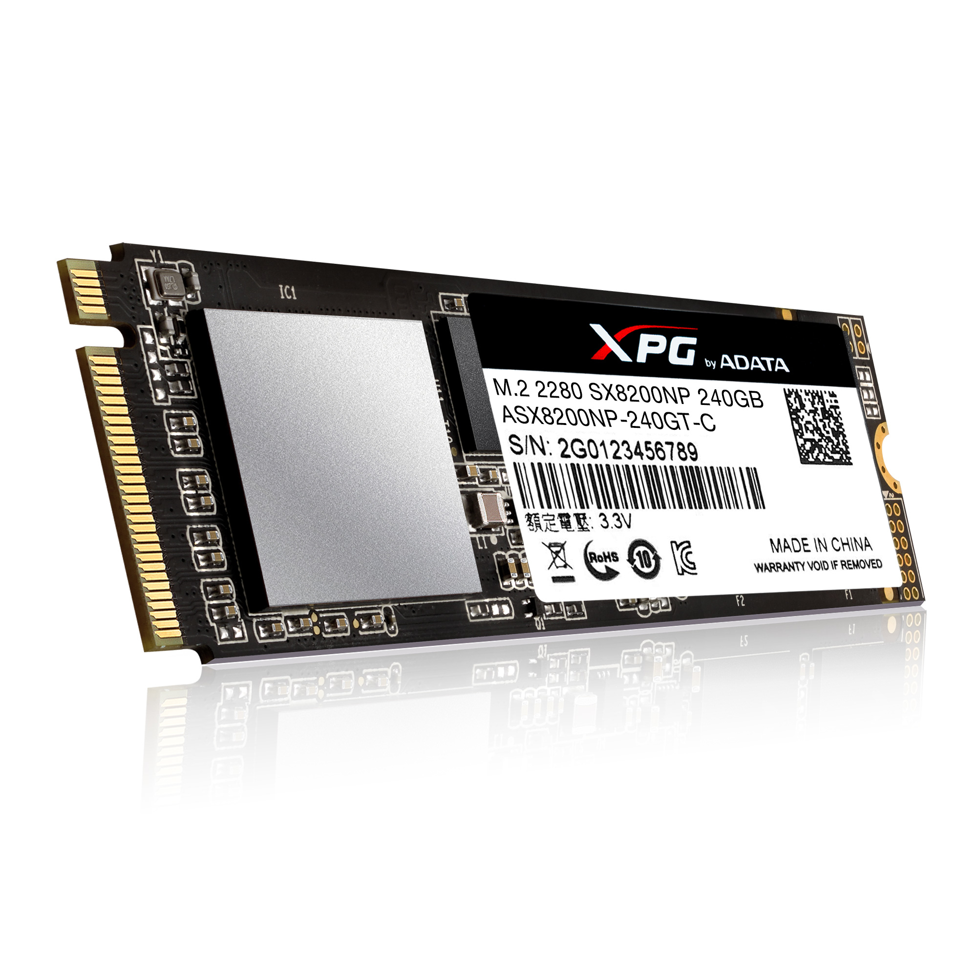 XPG SX8200 240 GB M.2 PCI Express 3.0 NVMe 3D TLC – image 4
