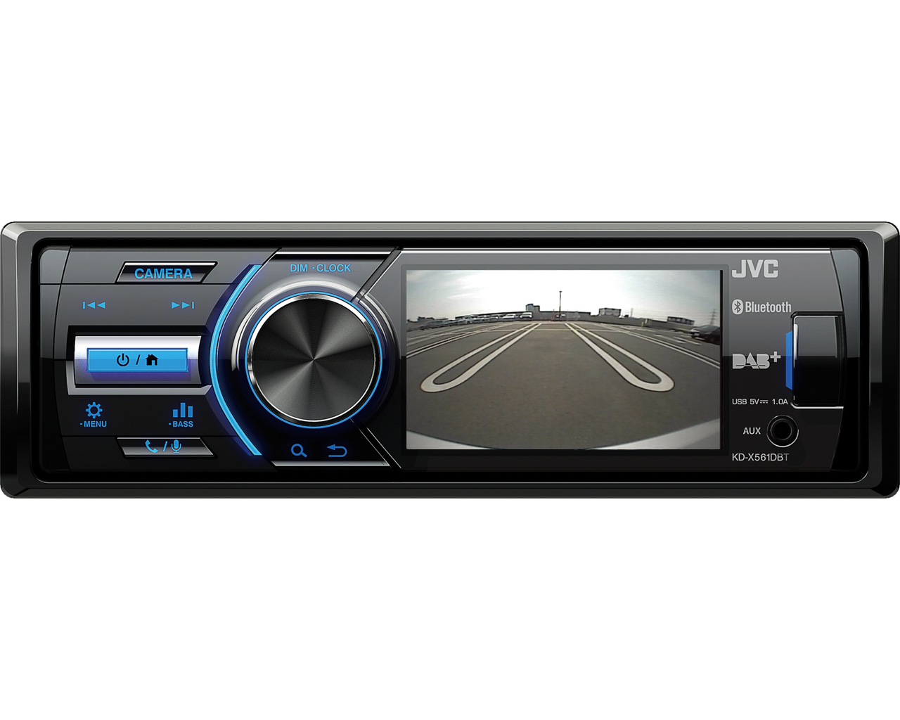 JVC KD-X561DBT car media receiver Black, Blue – image 3