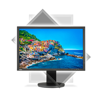 NEC PA243W-BK computer monitor – image 2