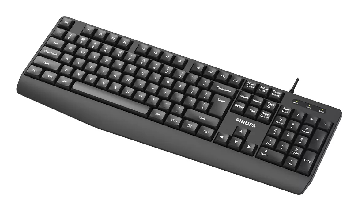 Philips 2000 series SPK6237B/77 keyboard Universal USB QWERTY Black – image 2