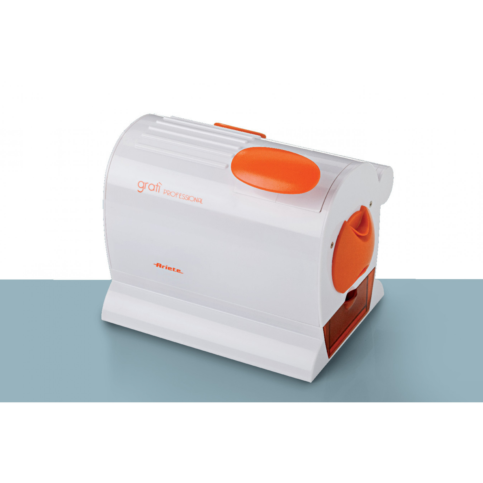 Ariete 445 Gratì Professional - Electric grater with extra-large stainless steel roller - Removable container - 120 Watt - Orange – image 1