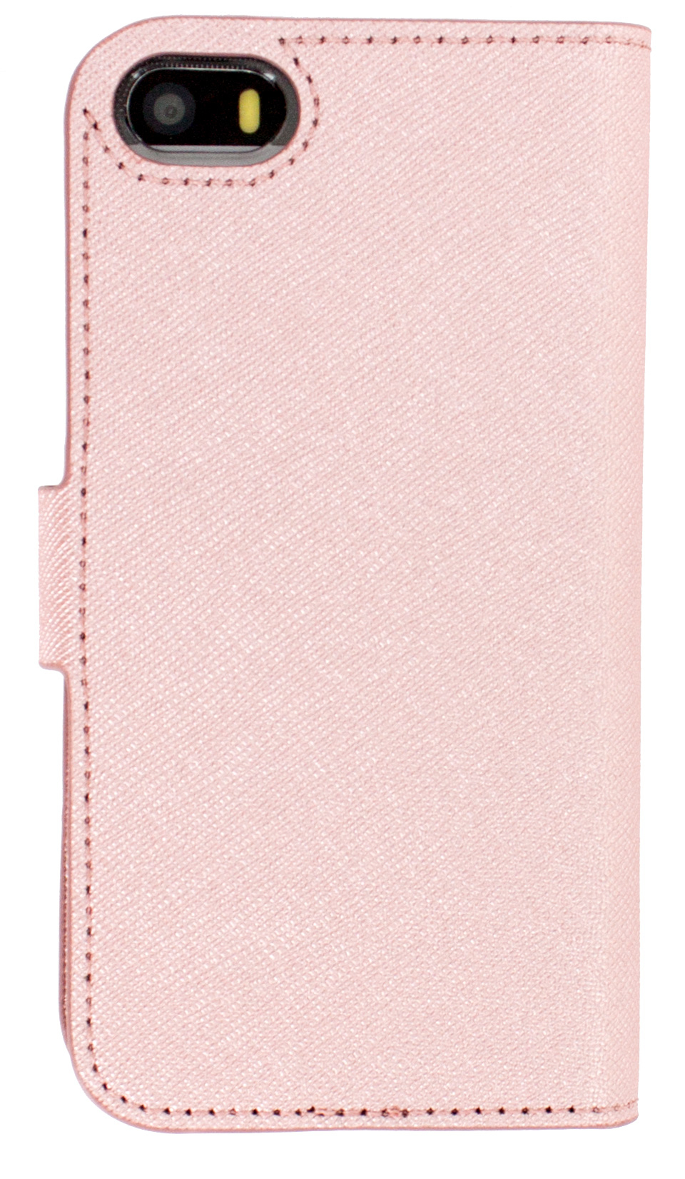 Mobiparts Saffiano Wallet Case Apple iPhone 5, iPhone 5S, iPhone SE Pink – image 3