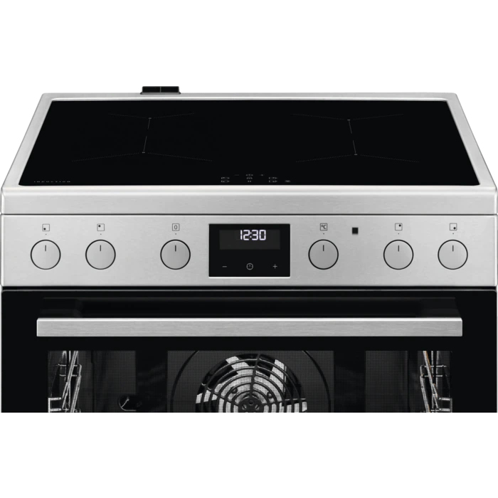AEG CIB6442BBM Freestanding cooker Electric Zone induction hob Stainless steel – image 2