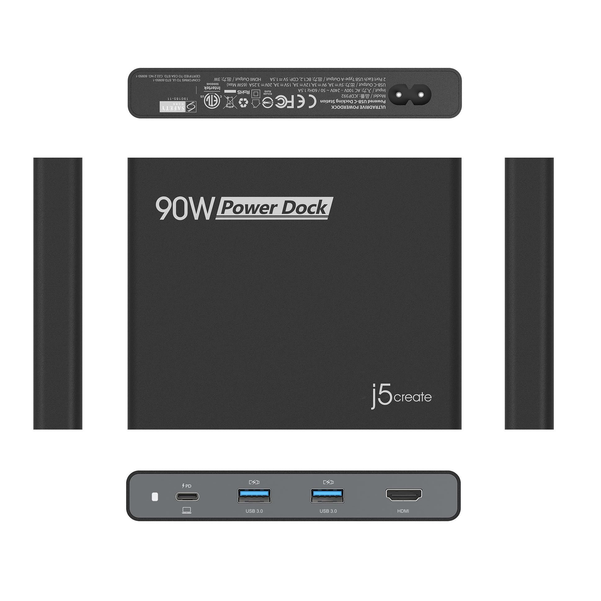 j5create JCDP392-FN mobile device dock station Black – image 7