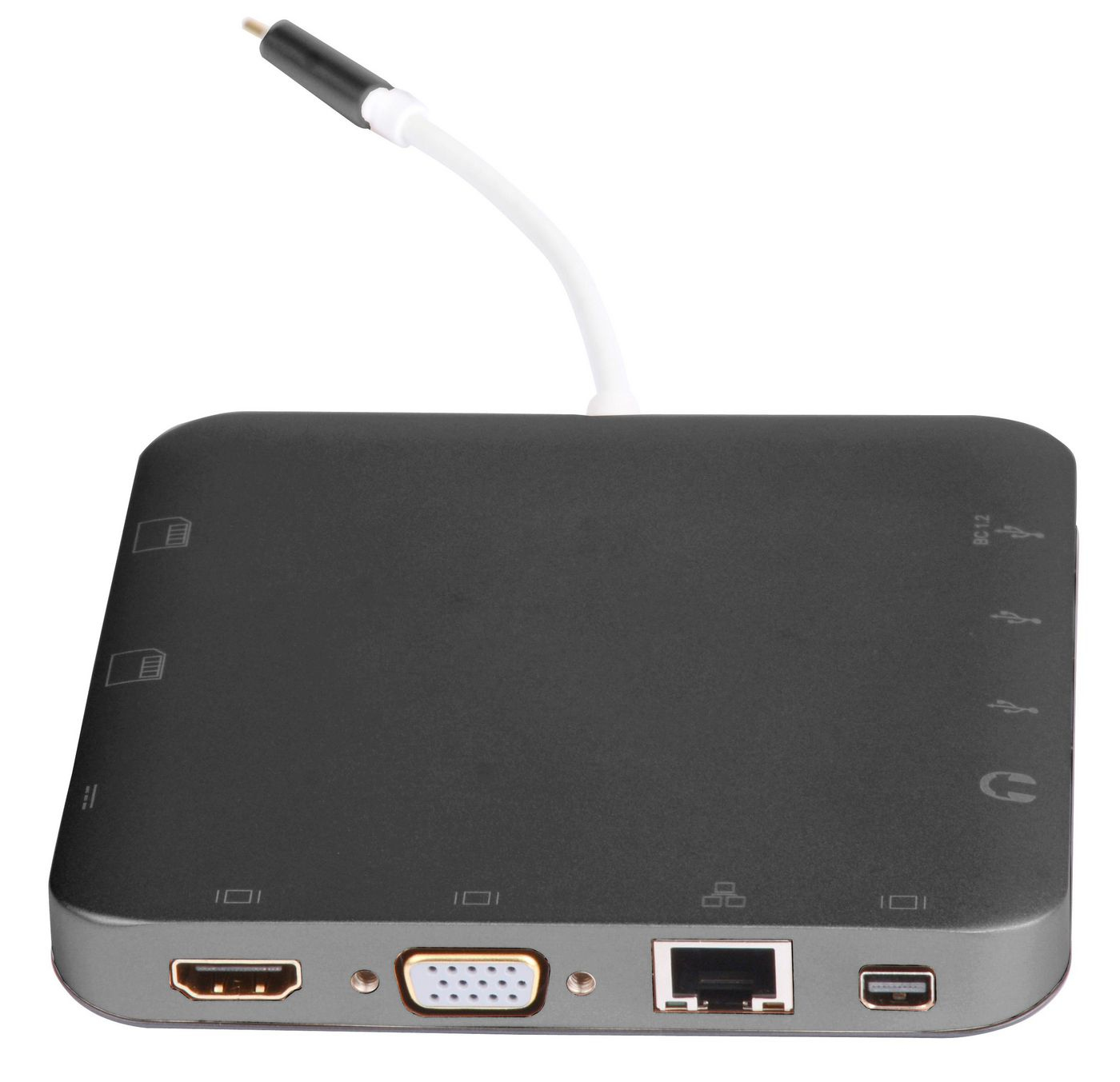 eSTUFF USB-C Docking Hub Grey