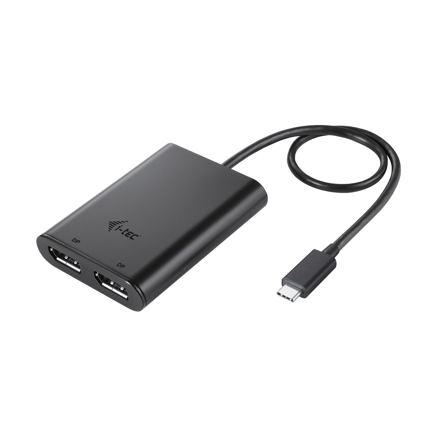 i-tec C31DUAL4K60DP USB-grafikadapter 7680 x 4320 pixlar Svart