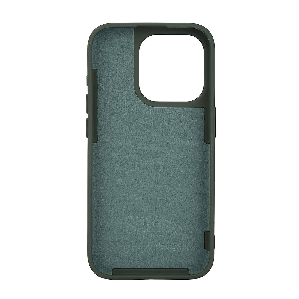 Onsala Phone Case with Silicone Feel MagSeries Olive Green - iPhone 15 Pro – image 3