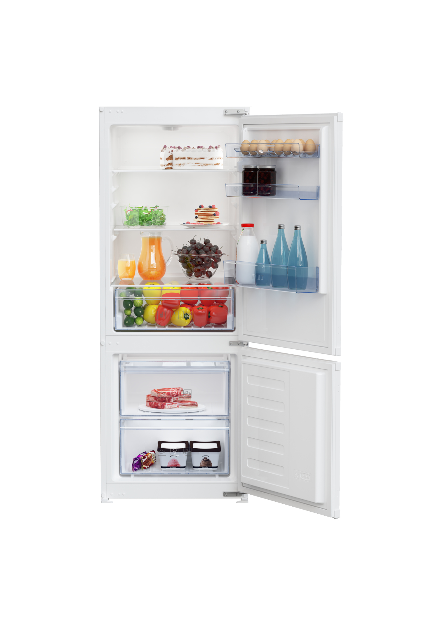 Beko BCSA240K3S fridge-freezer Built-in