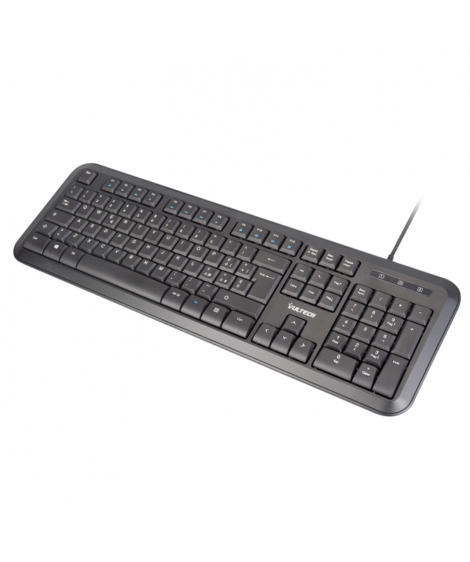 Vultech KEY-618M keyboard Universal USB QWERTY Italian Black – image 4