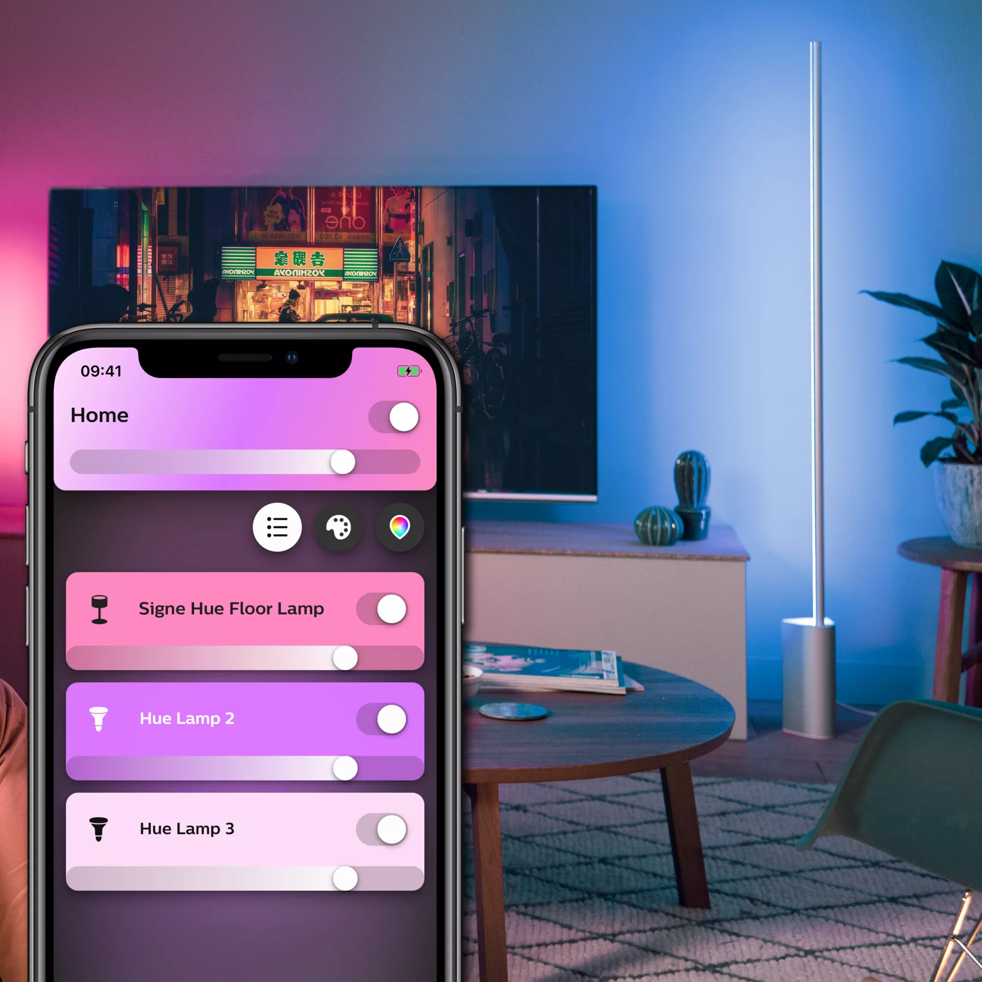 Philips by Signify Philips Hue White and colour ambience Signe floor light – image 6
