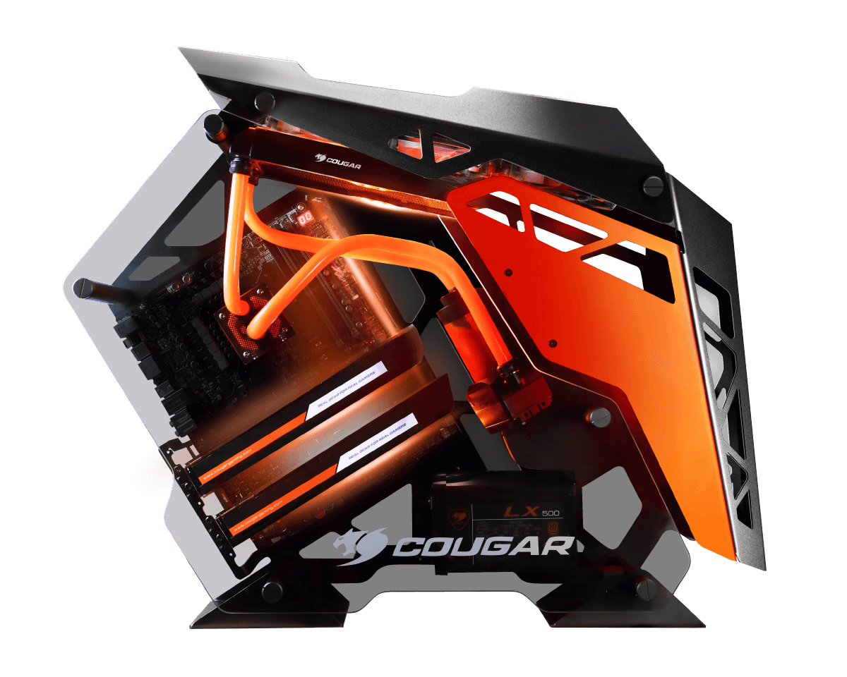 COUGAR Conquer Midi Tower Black, Orange – image 7