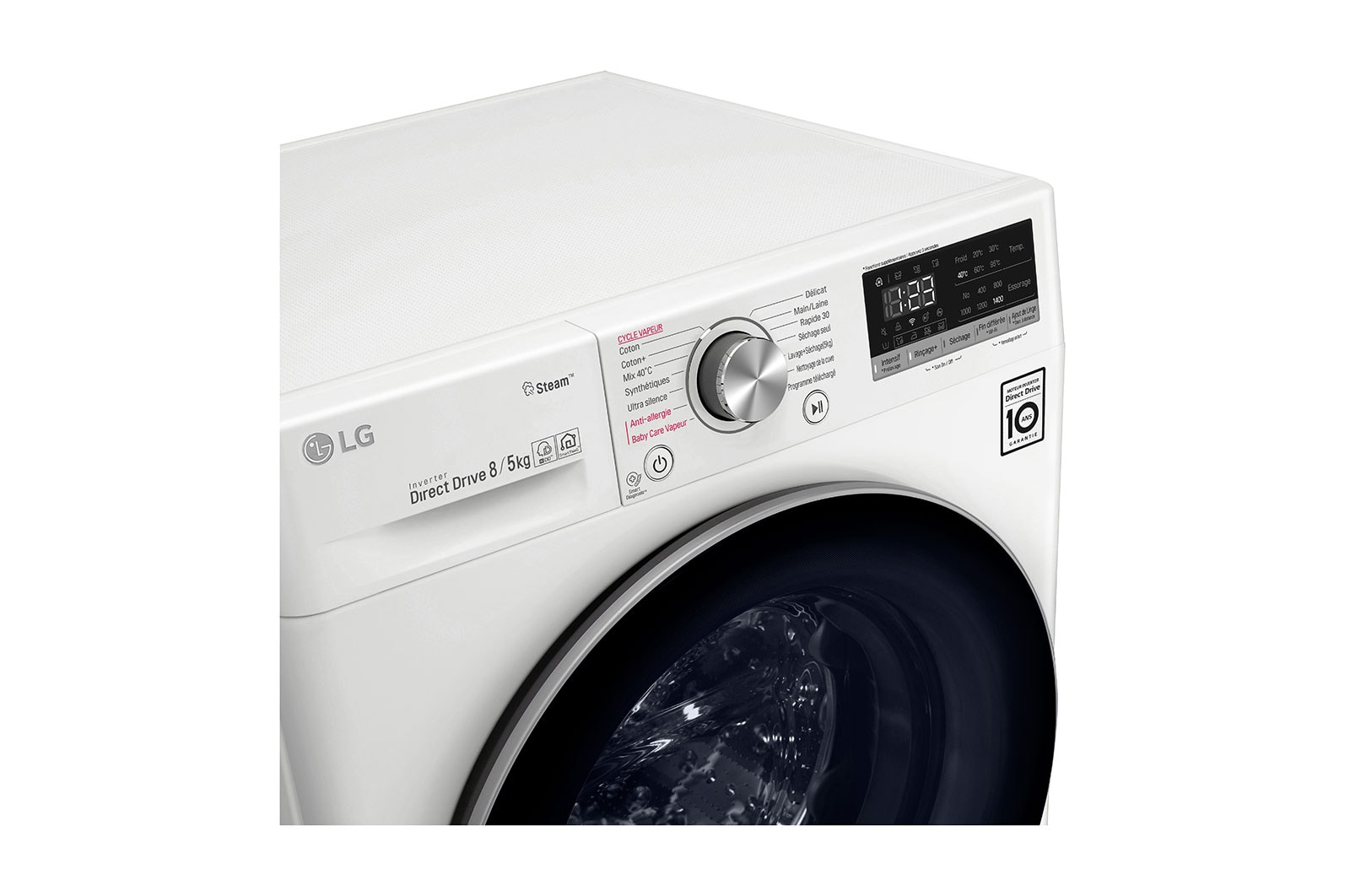 LG F854N41WR washer dryer Freestanding Front-load White – image 7