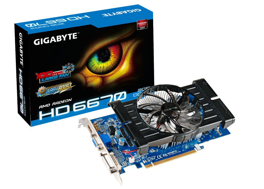 GIGABYTE GV-R667D3-2GI graphics card AMD Radeon HD6670 – image 3