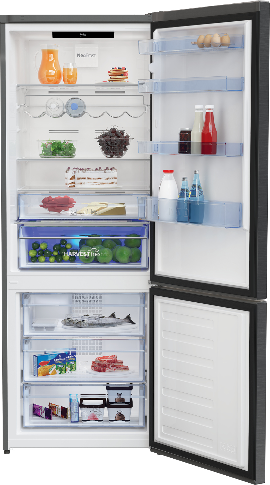 Beko RCNE560E40ZXBRN fridge-freezer Freestanding – image 5