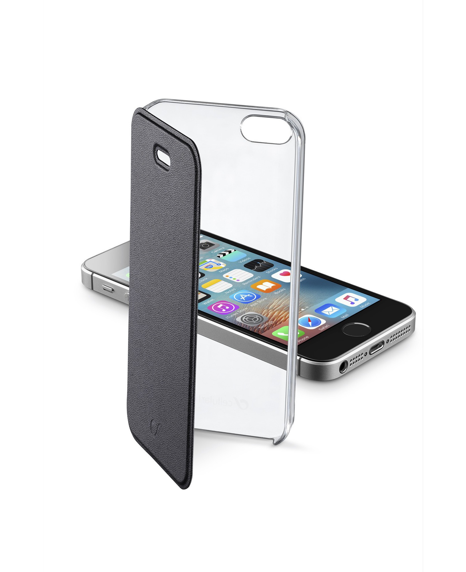 Cellularline Clear Book - iPhone SE/5S/5