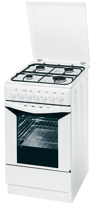 Indesit K3G11S(W)/O cooker Freestanding cooker Electric Gas White