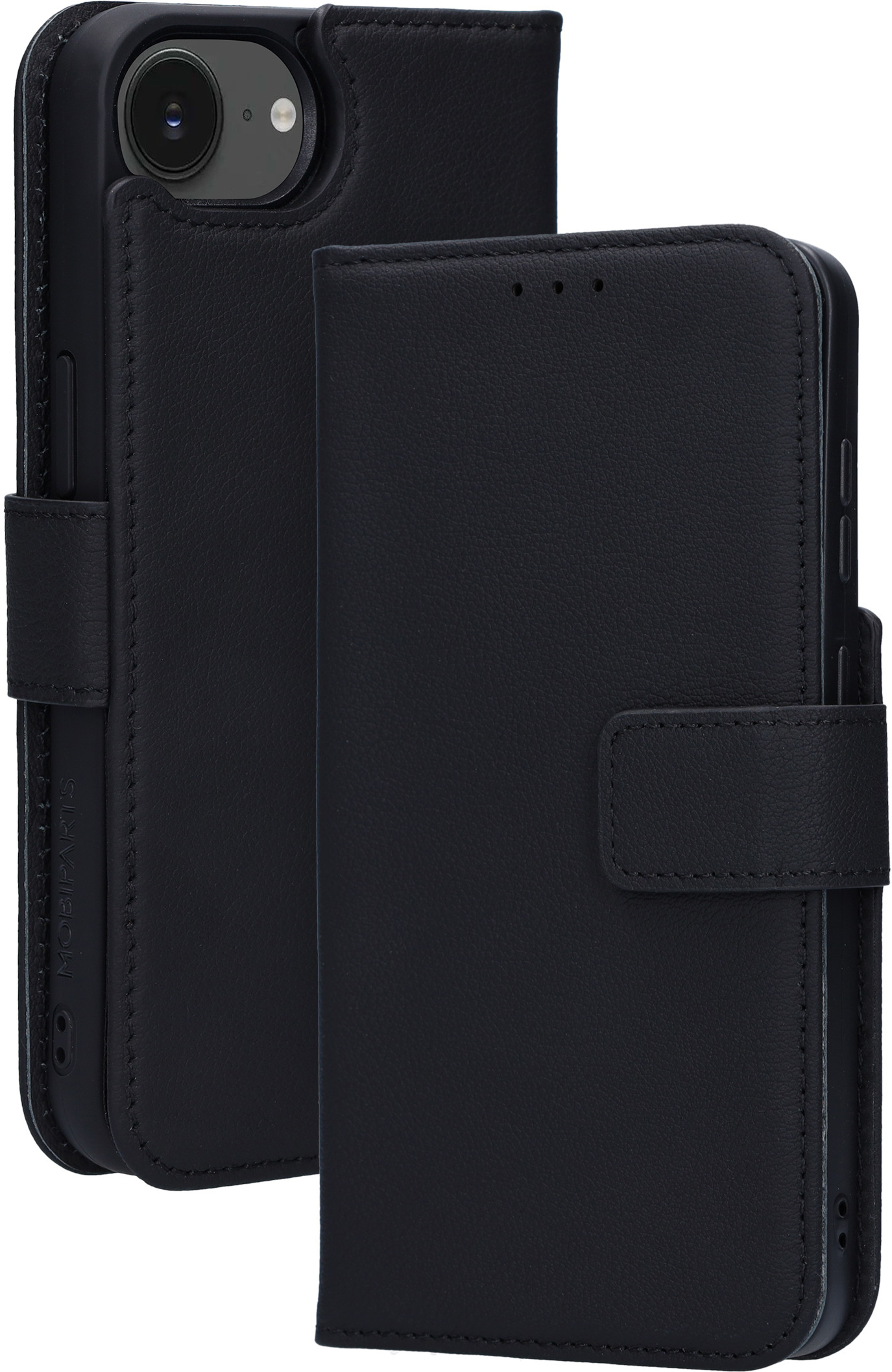Mobiparts Leather 2 in 1 Wallet Case Apple iPhone 16e Black – image 2